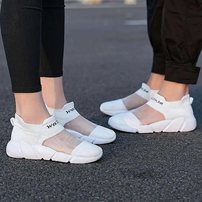 MWY Women's Sandals Lightweight Breathable Mesh Sandals Sport Sneaker Casual Shoes Men Zapatillas Deportivas Mujer Size 35-46