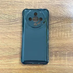 Durable Black Transparent Soft TPU Phone Case Silicone Back Cover for Ulefone Armor X31 (Black)