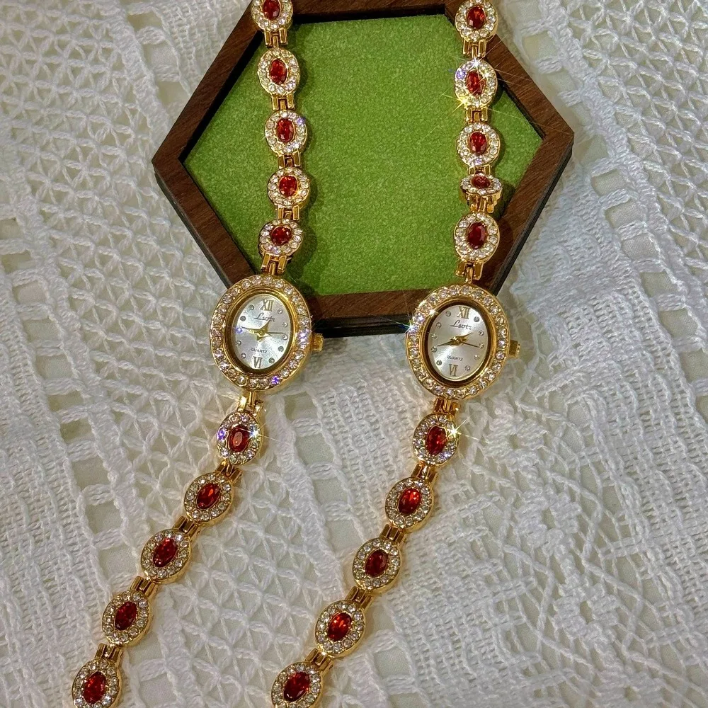 Gold Women Bracelet Watches Top Brand Luxury Rhinestone Ladies Wrist Quartz Watches Elegant Dress Female Clock Relogio Feminino