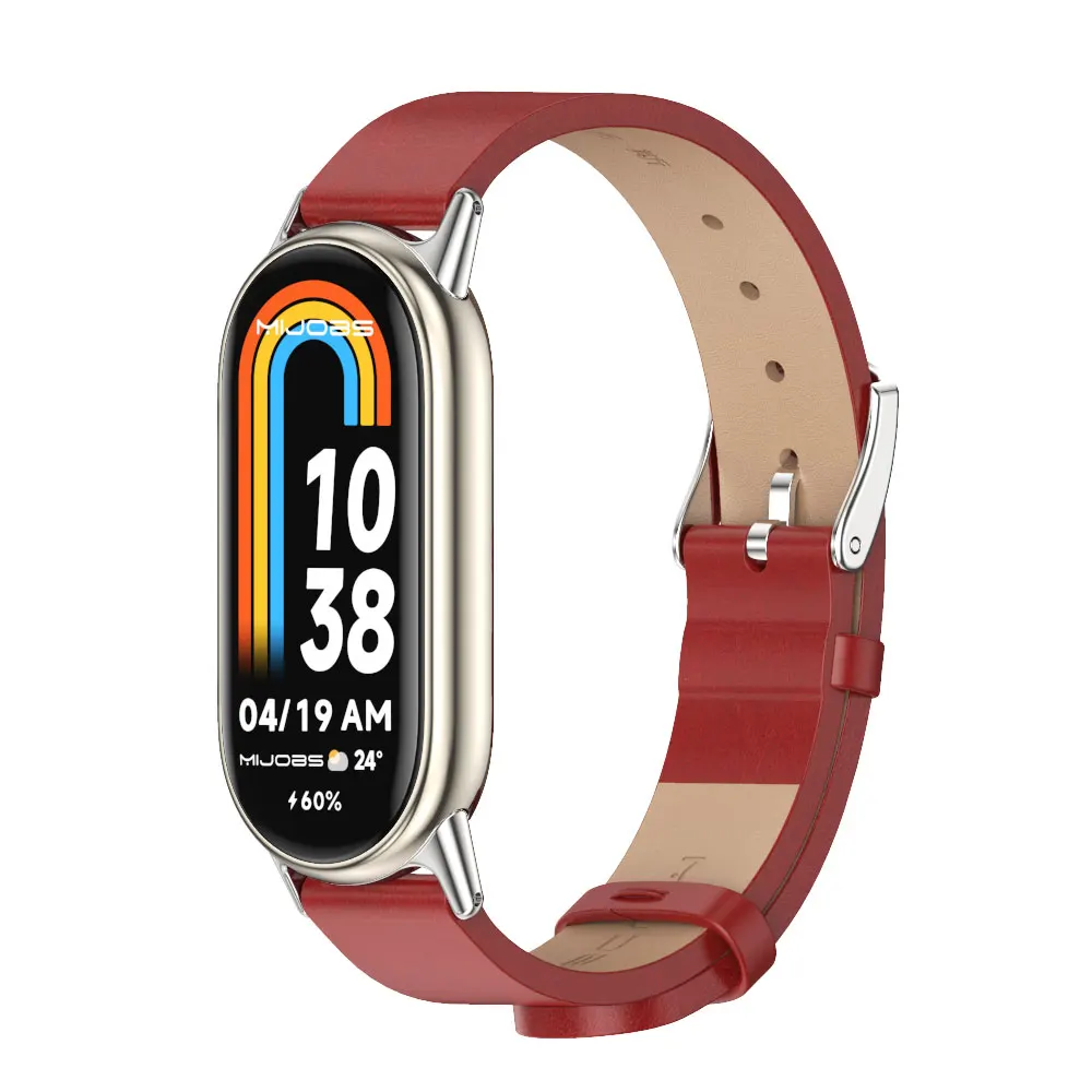 Luxurious Leather Strap for Mi Band - Elegant Wristband Bracelet