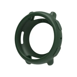 Soft Silicone Shockproof Protective Case for Smartwatch - Lightweight and Durable Cover (Army green)