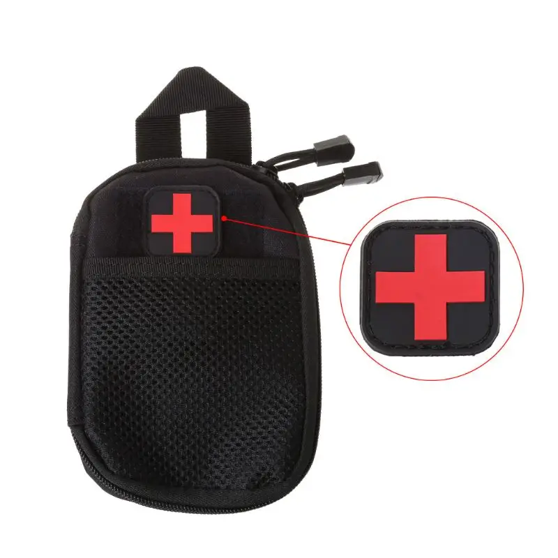 Tactical Armband First Aid Badge Brassard Red Cross Magic Sticker PVC Patch Morale Accessories tactical first aid accessories