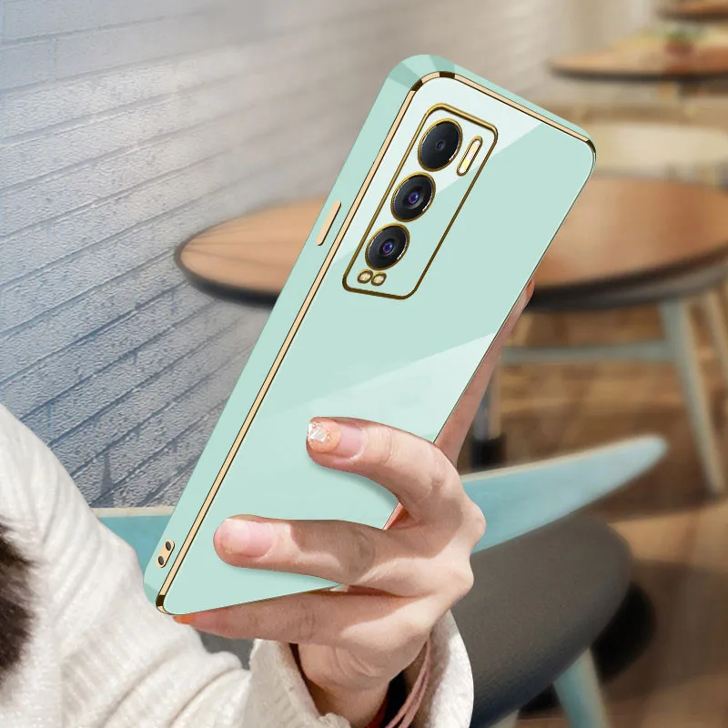 Luxury Glossy Plated Full Cover Soft Phone Case