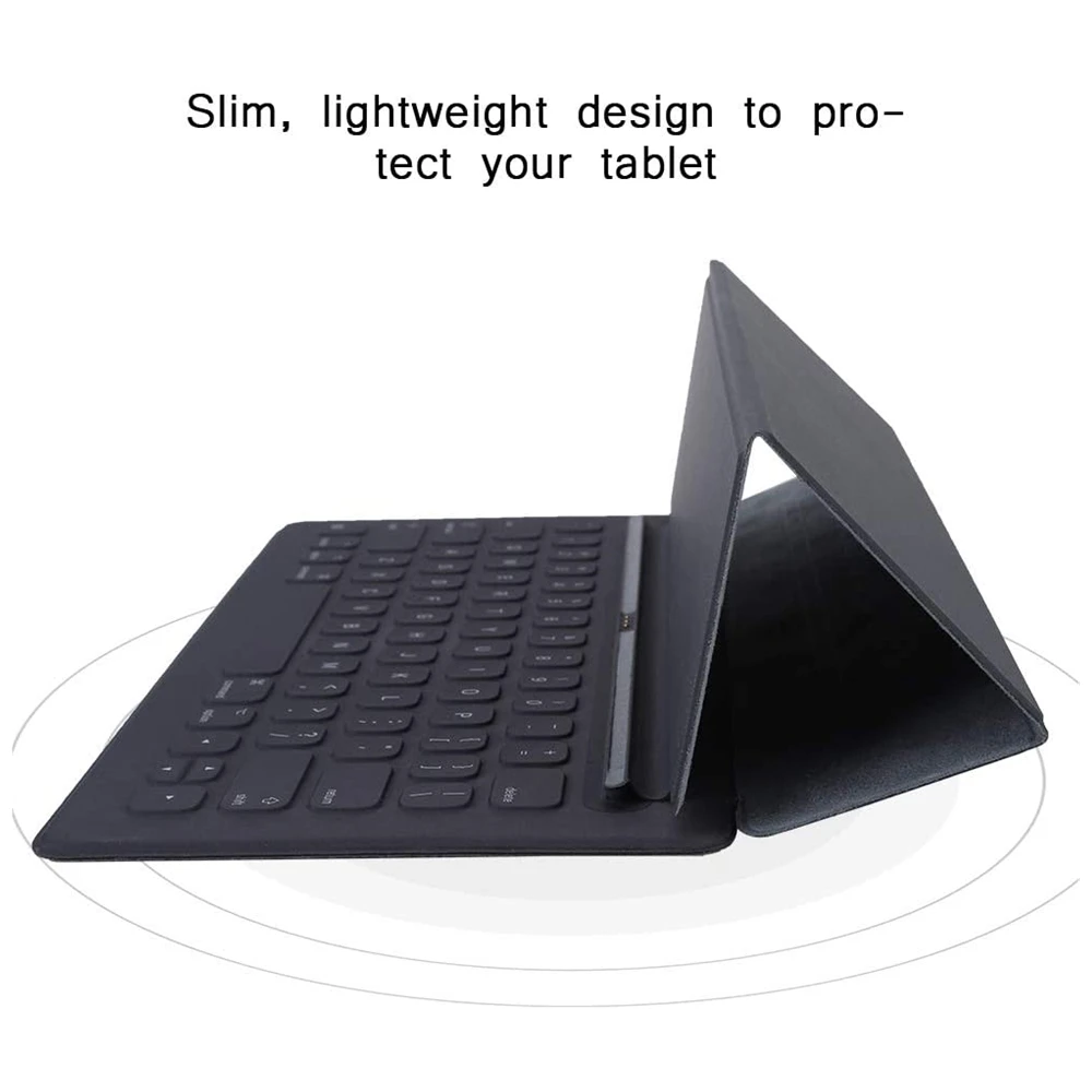 Tablet Smart Keyboard for iPad Pro 12.9 1st / 2nd Gen 2015-2017 Replacement Accessories Gray