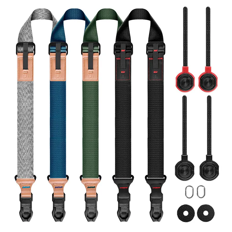 캐논, 니콘, , 후지, 라이카 호환용 퀵 릴리즈 카메라 스트랩 (XS20, XM5, ZFC, R6, R8, PD 호환) 조절 가능한 어깨/목 스트랩