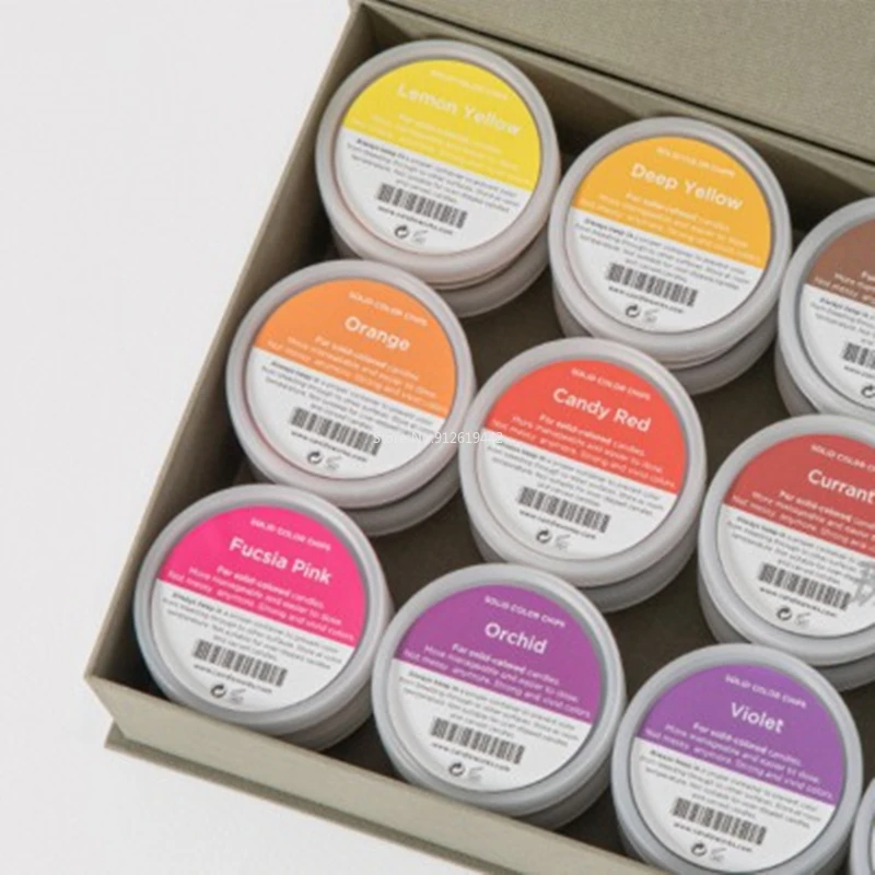 CANDLEWORKS Candle Dye Scented Candle Homemade Special DIY Solid Dye 24 Colors wax flakes candle making items