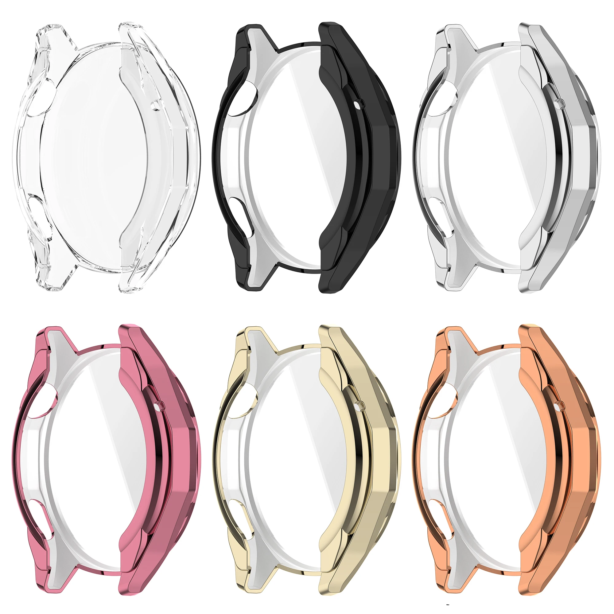 Premium TPU Protective Case for Smartwatch - Full Screen Protector Shell & Bumper Cover