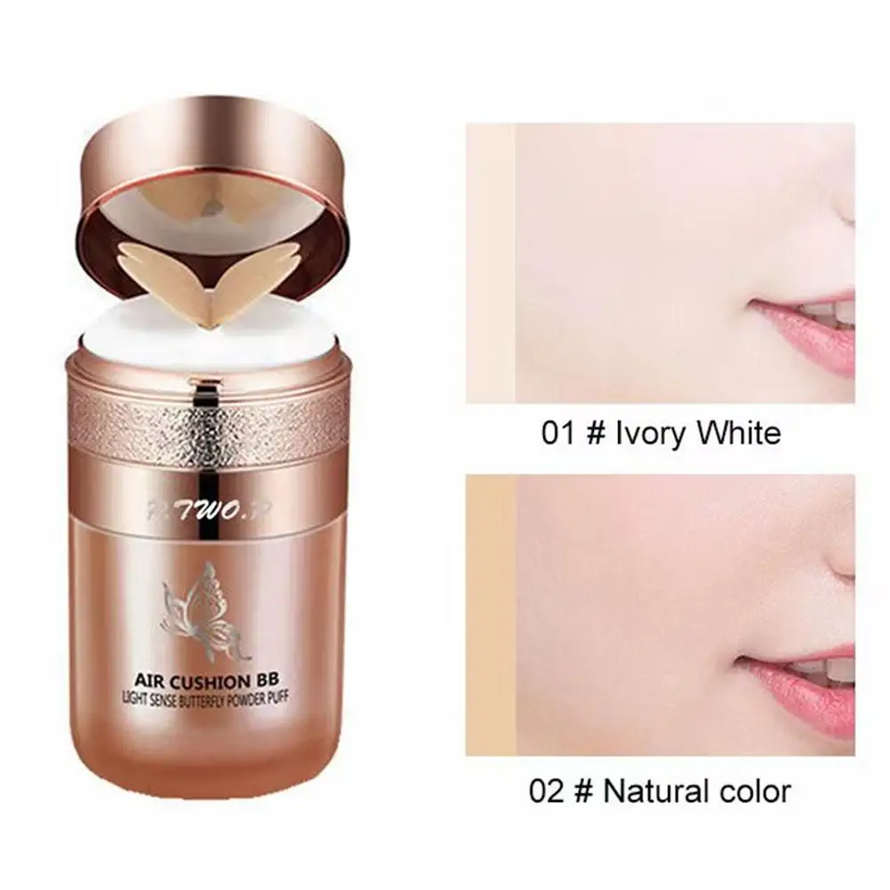 

Air Cushion BB Cream Butterfly Powder Puff Moisturizing Concealer Oil-control Makeup Waterproof Whitening Cosmetics Foundat Z8R8