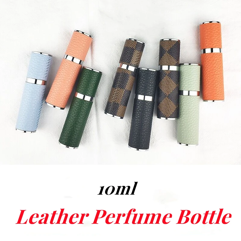 

10ml Leather Perfume Bottle Refillable Perfume Atomizer For Travel Spray Bottle With Ultral Fine Mist Fragrance Container