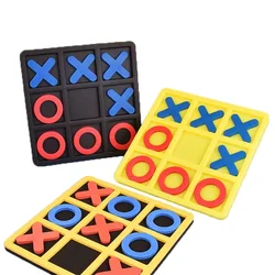 Parent-Child Interaction Leisure Board Game OX Chess Funny Developing Intelligent Educational Puzzles Toys Gift For Kids