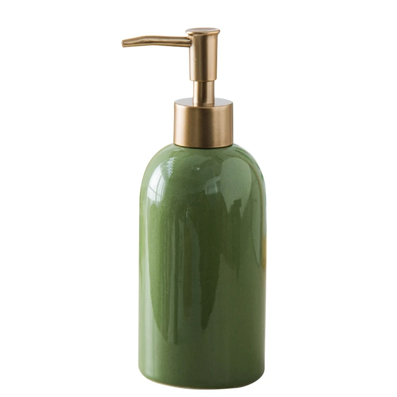 

Simple Style Soap Dispenser Refillable Ceramic Lotion Bottle For Liquid Soap Hand Dispensers Shampoo Lotions