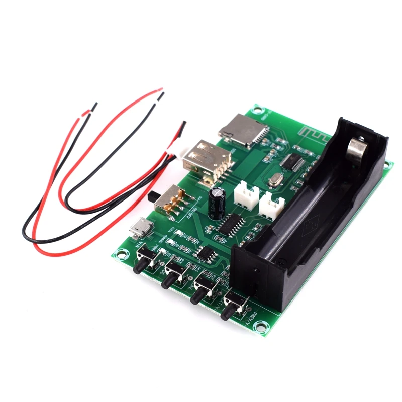 XH-A150 리튬 배터리 블루투스 디지털 파워 앰프 보드, 5W + 5W 입 전원, DIY 소형 스피커, 안드로이드용 충전식