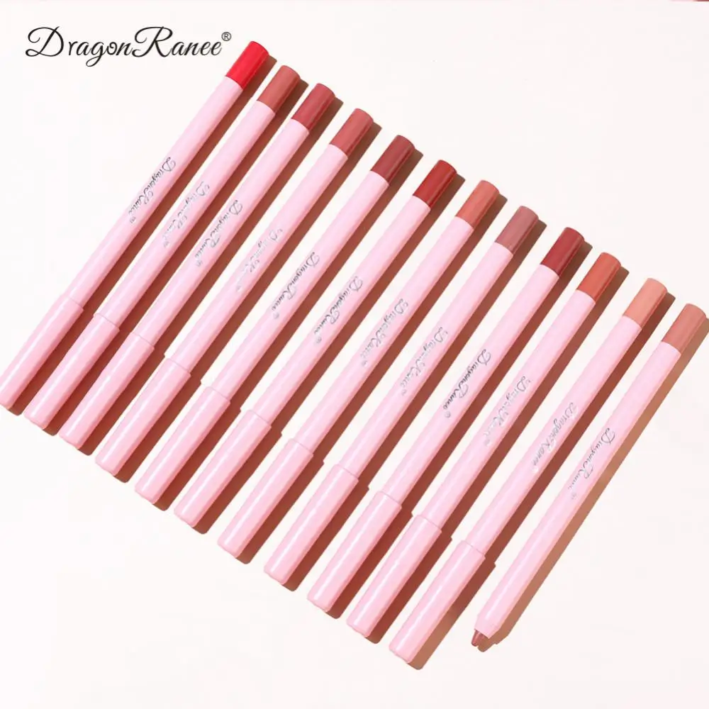 Velvet Matte Lip Liner Pencil Waterproof Lasting Plump Lipstick Natural Outline Lips Contour Line Makeup Lipliner Pen Cosmetic