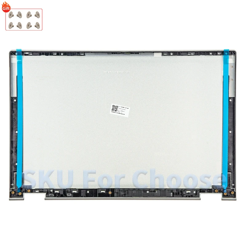 Sleek Gray and Silver LCD Back Cover