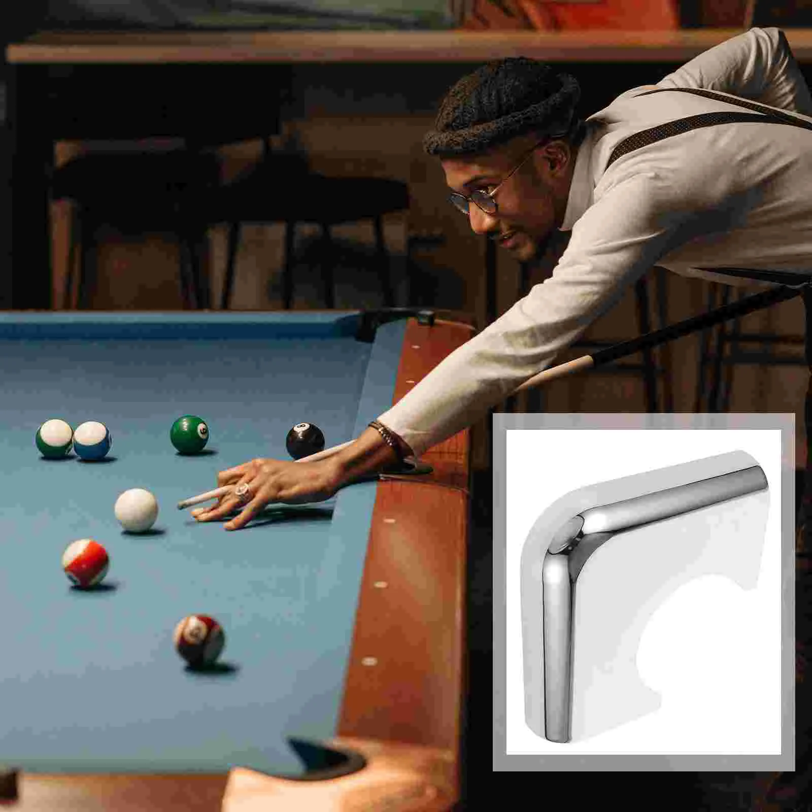 Durable Metal Plate Guard Billiard Table Hardware Accessories Bracket Iron Snooker Balls Liners Pool Table Corner Protector