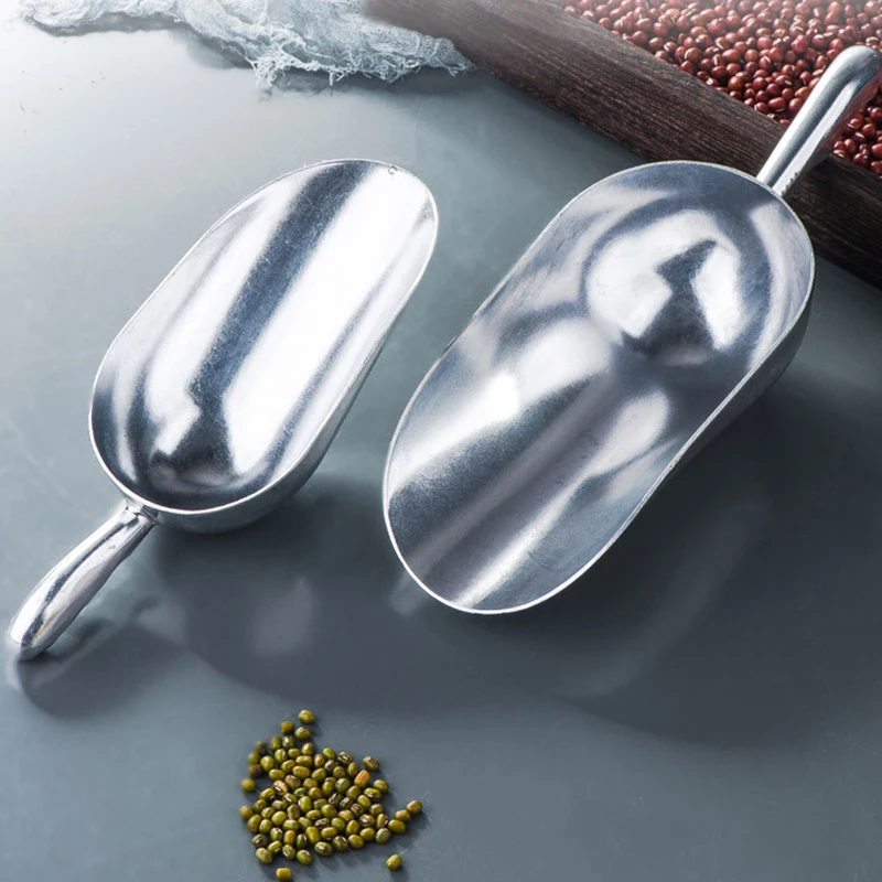 Food Shovel Aluminum Alloy Spatula Multi Purpose for Tea Rice Ice Flour Beans Kitchen Cooking Tool