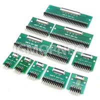 FPC FFC Adapter Board 0.5mm / 1.0mm to 2.54mm Connector PCB Converter Straight & Curved Pin 6 8 10 12 20 24 26 30 34 40 50 60 80 Pin - Image 4
