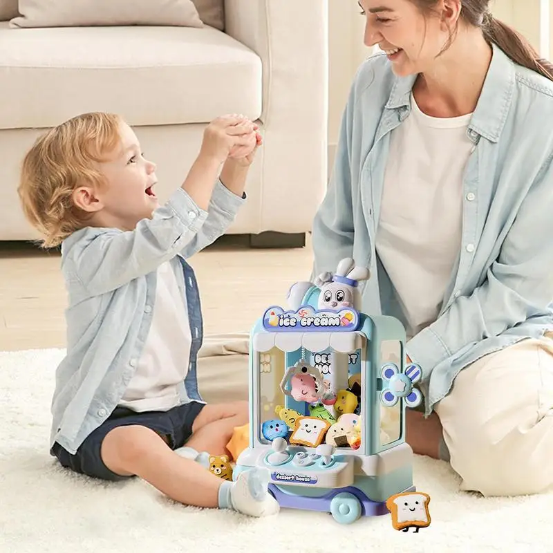 Kids Claw Machine Home Claw Catch Toy Vending Machines Household Arcade Claw Grabber Vending Dispenser For Girls Kids & Children 3