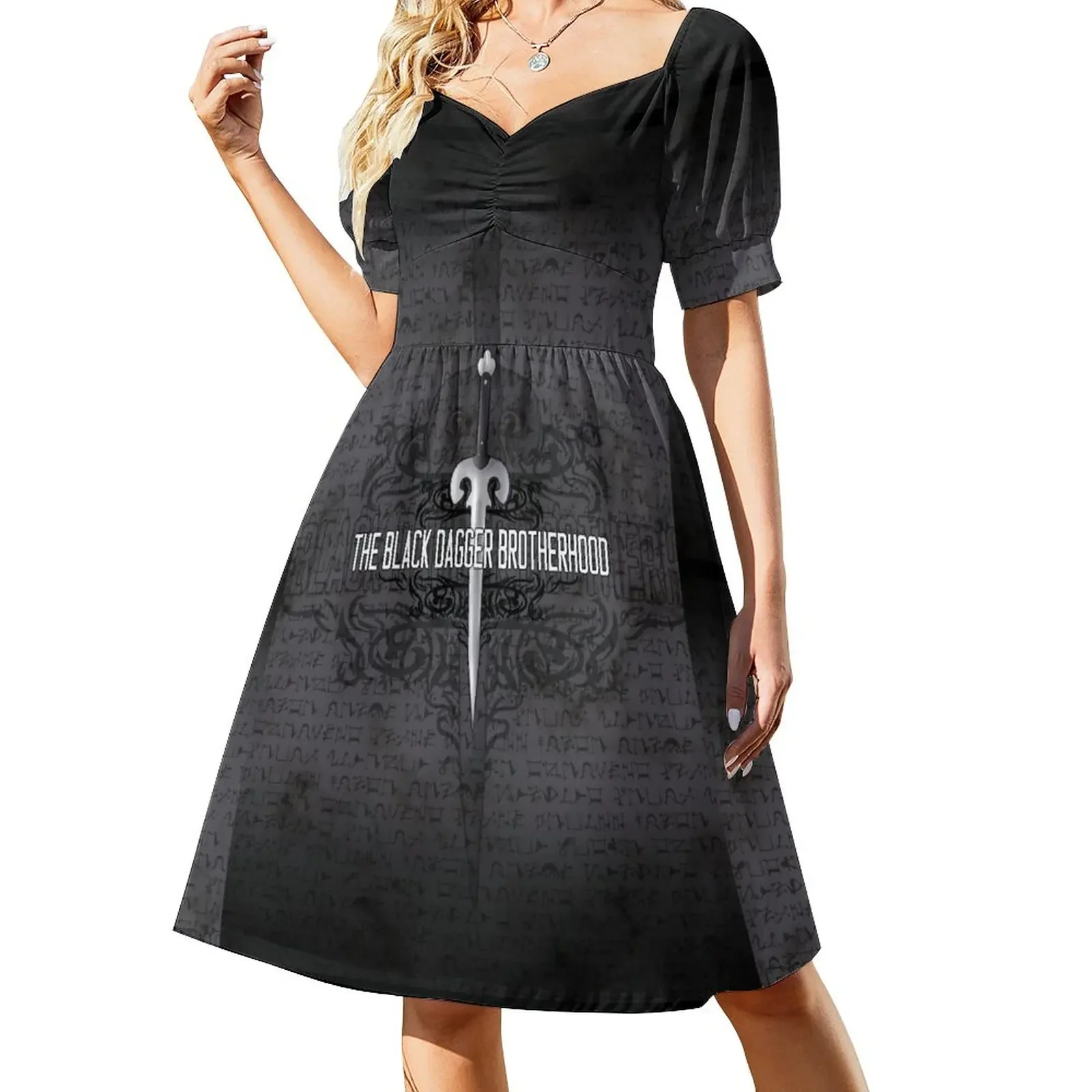 

The Black Dagger Brotherhood [black text] Sleeveless Dress dress summer women's summer clothing 2024 summer dresses ladies 2024