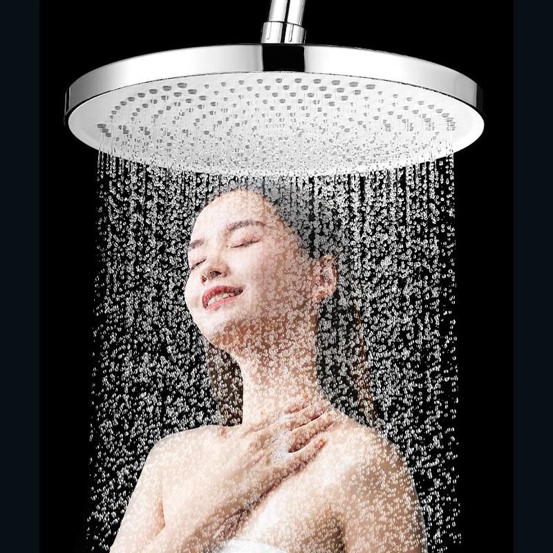 Soffione doccia a soffitto da 9/10 pollici soffione doccia a pioggia grande  soffione doccia ad alta pressione parti della cabina doccia a Led soffione  doccia - AliExpress