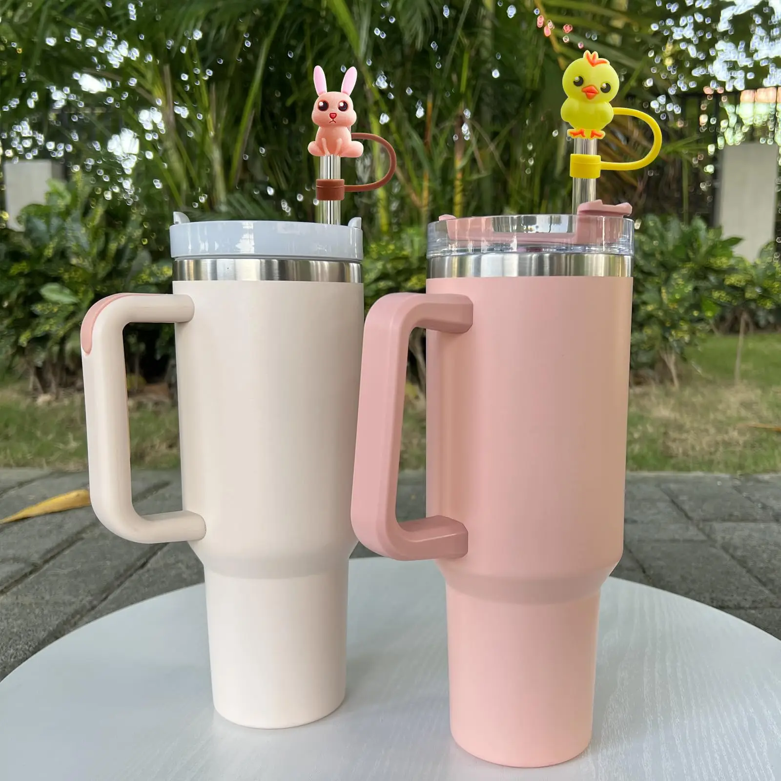 0.4in/10mm Diameter Silicone Straw Covers Compatible with Stanley 20 30&40  Oz Cup, Straw Toppers for Stanley 40 Oz Tumbler - AliExpress