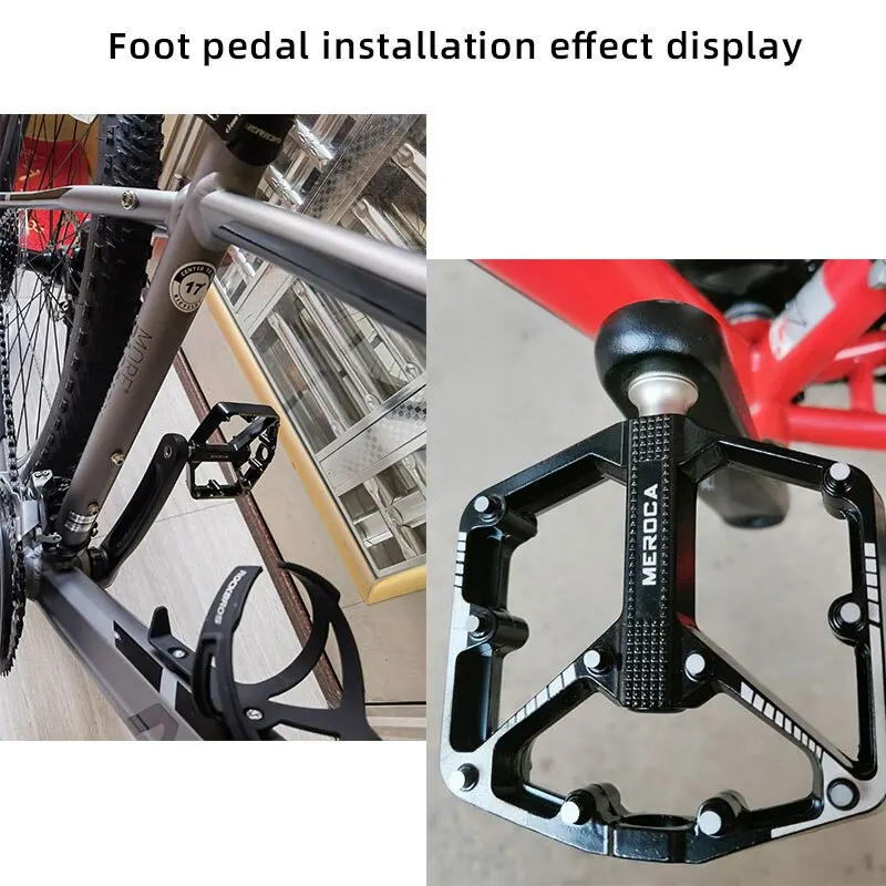 Pédales de vélo CNC et ultralégères en alliage d'aluminium, nenlee