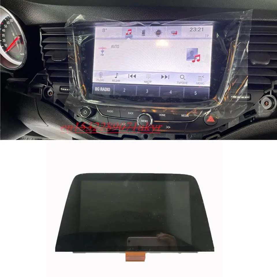 Touch Screen Display Car Display Monitor Display Original 8'' for OPEL Astra k Replace Touch Screen With LCD Display LQ080Y5DZ10 For OPEL Vauxhall Car DVD GPS Navigation 2017 16