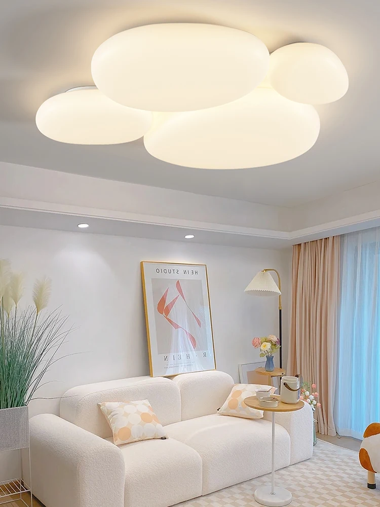 

Dimmable White Romantic LED Ceiling Lamp For Study Bedroom Kitchen Living Room Children's Room Office Apartment Villa Lighting