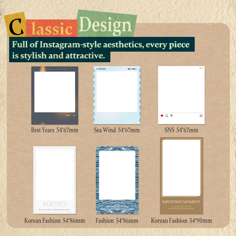 For NiiMbot B21Pro Photo Paper Thermal Label Printer Red Black Label Sticker High-definition Picture Printing Adhesive Backing