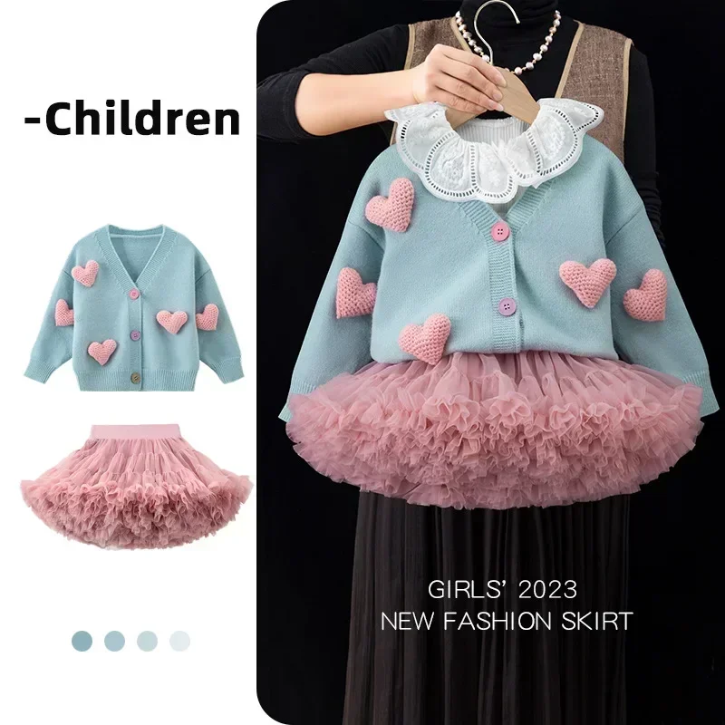 Korean Kid Set Baby Girls Suit Autumn New Long Sleeve