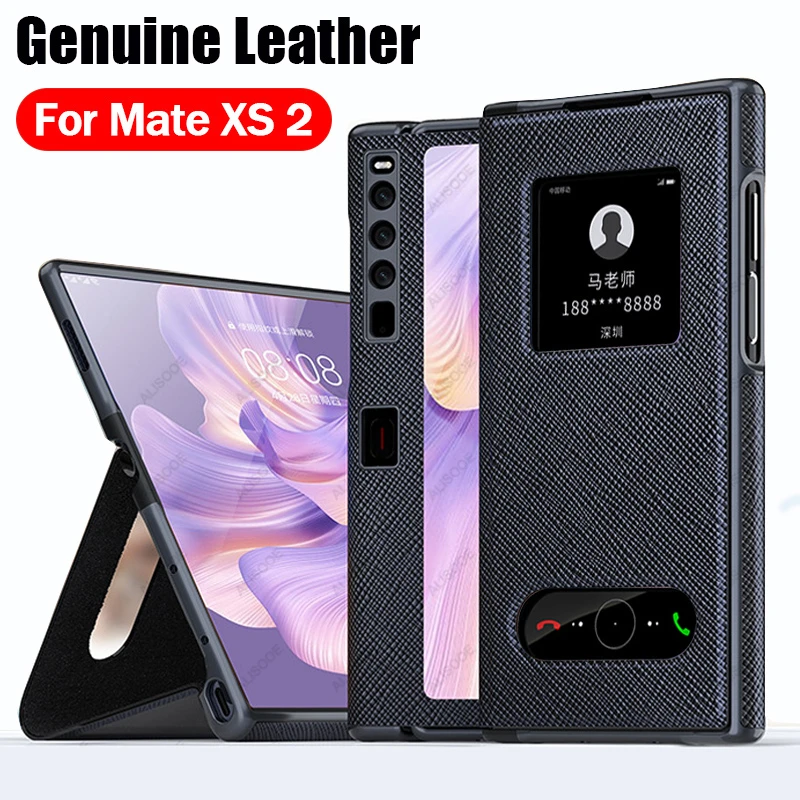 Conjugeren Armstrong Verhoog jezelf Genuine Leather For Huawei Mate Xs 2 Xs2 Flip Case Smart View Window Flip  Cover For Huawei Mate Xs 2 5g Case Fundas Capa - Mobile Phone Cases &  Covers - AliExpress