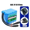 Nwe Portable Super 12V Battery Rechargeable Lithium Ion Battery Pack Capacity DC 12.6v10Ah CCTV Cam Monitor+Charger 20Ah-50Ah 4