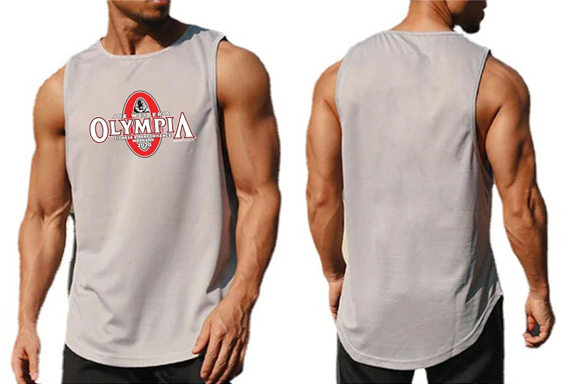 Mens Bodybuilding Gym Tank Tops Summer Fitness Clothing Mesh Quick Dry Loose Fit Sleeveless T Shirts Men Muscle Running Vest 5