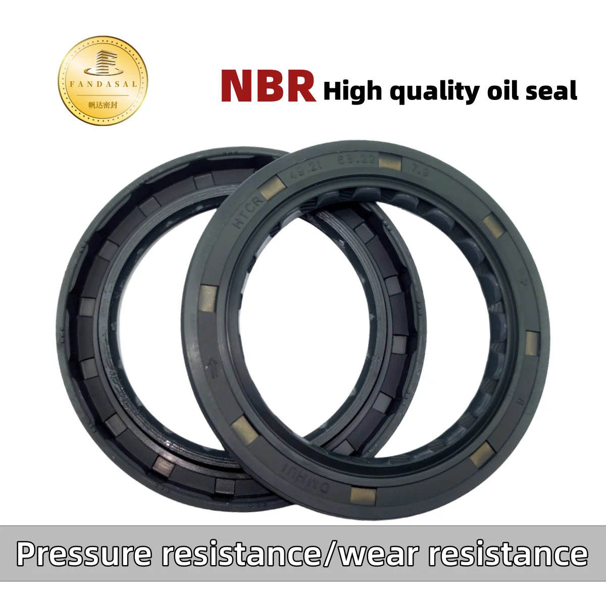 HTCR NBR 고압 스켈레톤 샤프트 오일 도장 유압 펌프 개스킷 씰링 링, ISO: 9001 2008, 49.21x68.22x7.9mm 