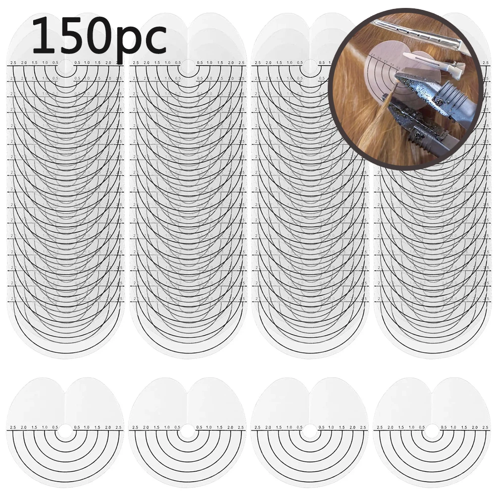 150 Pcs Heat Shield Guards for Hair Extensions