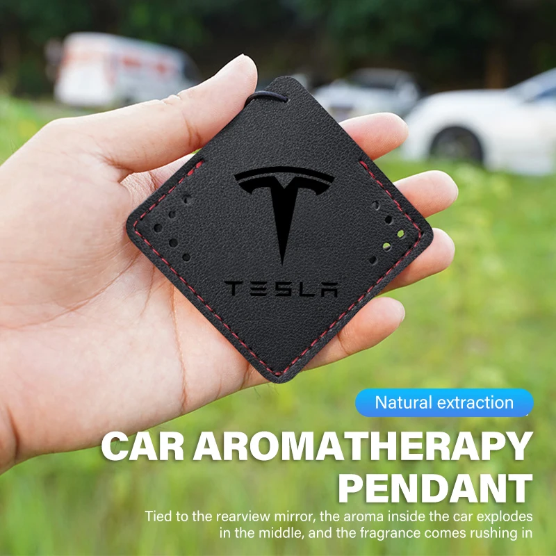 Car Perfume Freshener Aromatherapy Hanging Auto Pendant for Tesla Model 3 S Y X