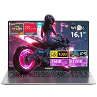 ACEMAGIC AX16Pro Gaming Laptop 16.1″ IPS FHD AMD Ryzen™ 7 5700U Notebook 16GB DDR4+512GB PCI-E 53.58WH Windows 11 Computer