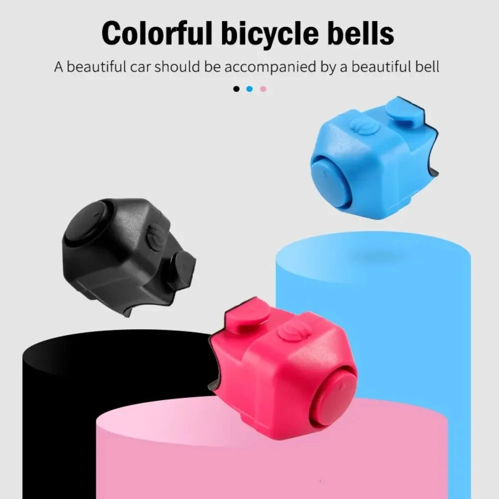 Compact Multi-Sound Electric Bike Horn with Handlebar Mount