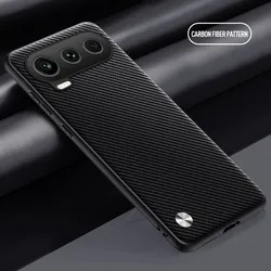 Premium Carbon Fiber PU Leather Hard Case - Ultra - Durable Protection for Honor 600 Pro (Black(Carbon Fiber))