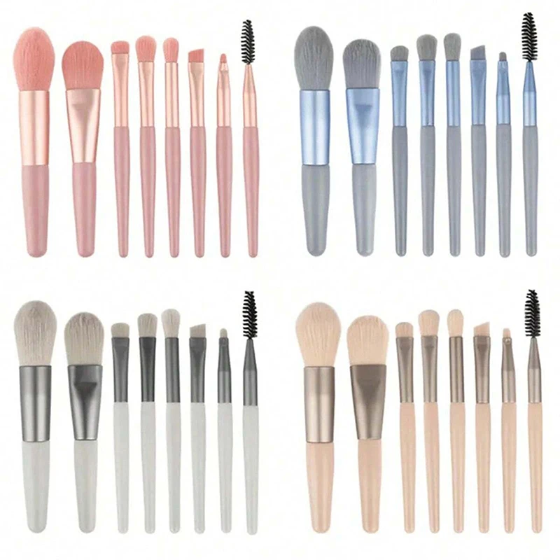 8 Piece Professional Makeup Brush Set