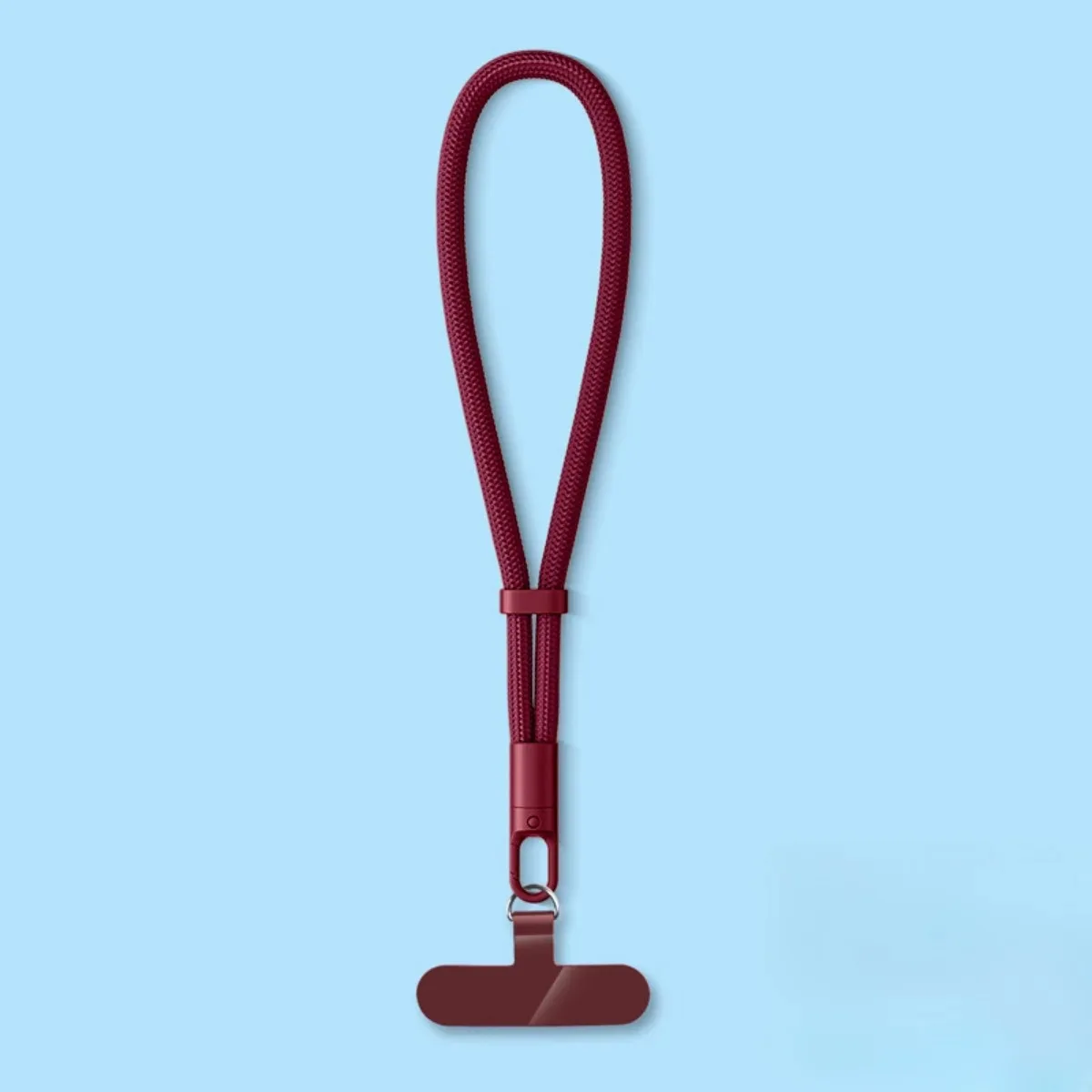 Universal Adjustable Phone Lanyard with Self-Locking Anti-Drop Design - Durable Polyester Wrist Strap