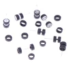1Set 1/64 Wheels Model Car Wheels For With Rubber Tire Model Model Car Modified Parts Toys Power RefitCar Model Parts 3