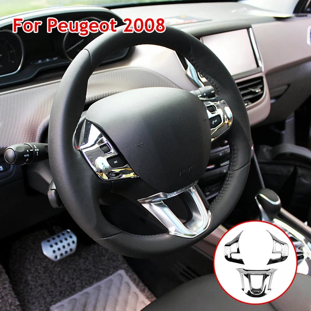 Für Peugeot 3008 GT 5008 2017 2018 2019 edelstahl auto Scheinwerfer  Schalter Pailletten Scheinwerfer Einstellen Abdeckung Aufkleber Zubehör -  AliExpress