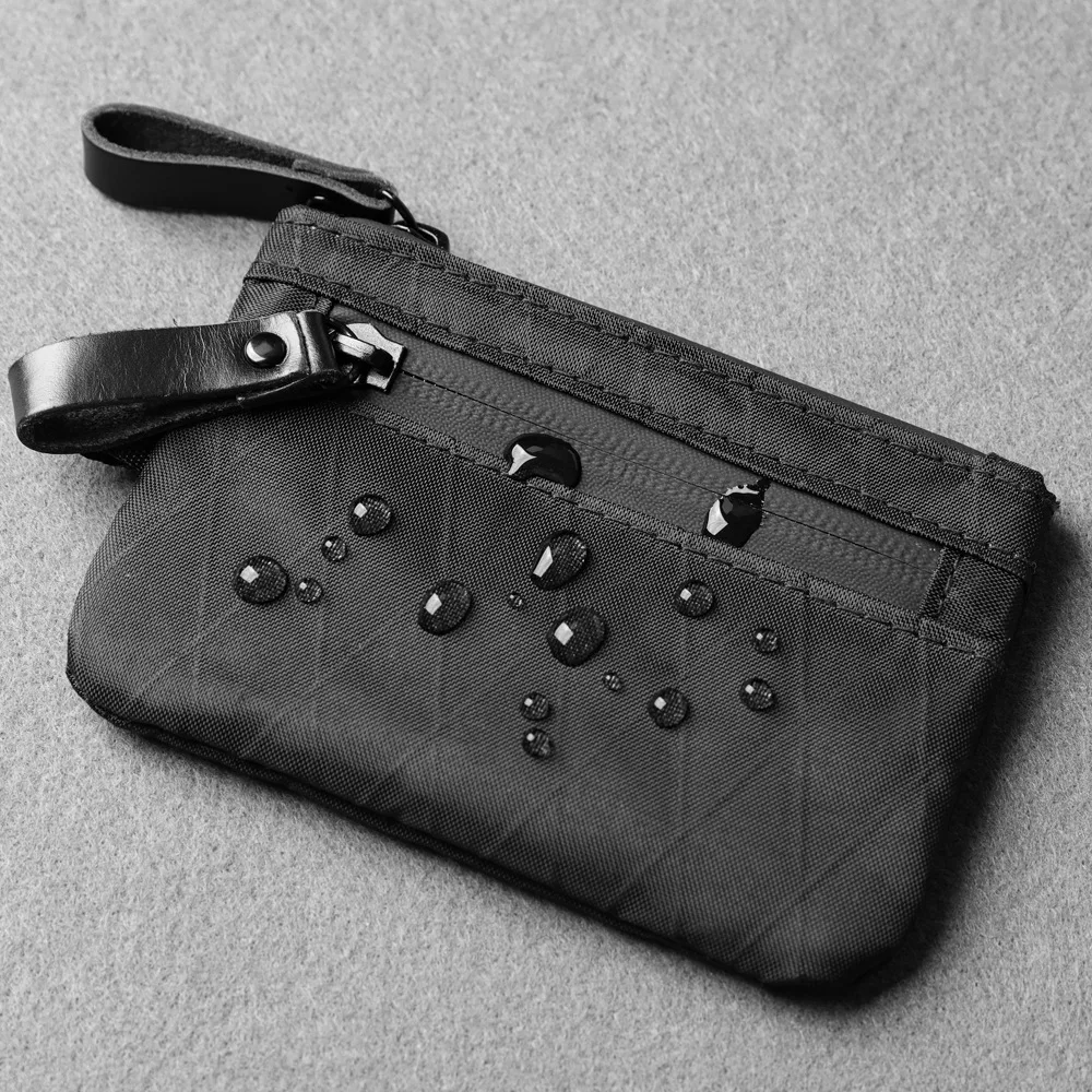 Water-Repellent RFID Travel Coin Purse and Card Holder