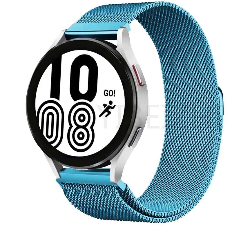 Elegant Milanese Loop Stainless Steel Watch Band, Adjustable 20mm/22mm Bracelet Strap