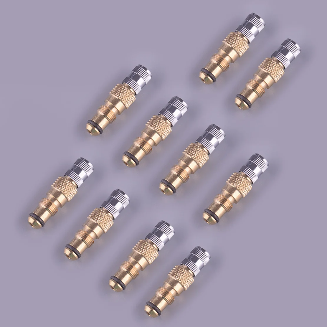 

TR218A TR618A 10pcs/Set Tractor Air Liquid Tire Brass Valve Stem CH3 Core Housing