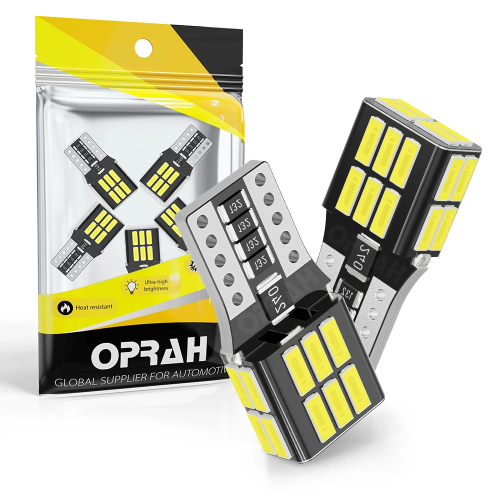 

2pcs Car LED Light T10 W5W 194 168 For Interior Lighting Bulb Canbus 4014 24SMD Marker Wedge License Plate Signal Lamp 12V White