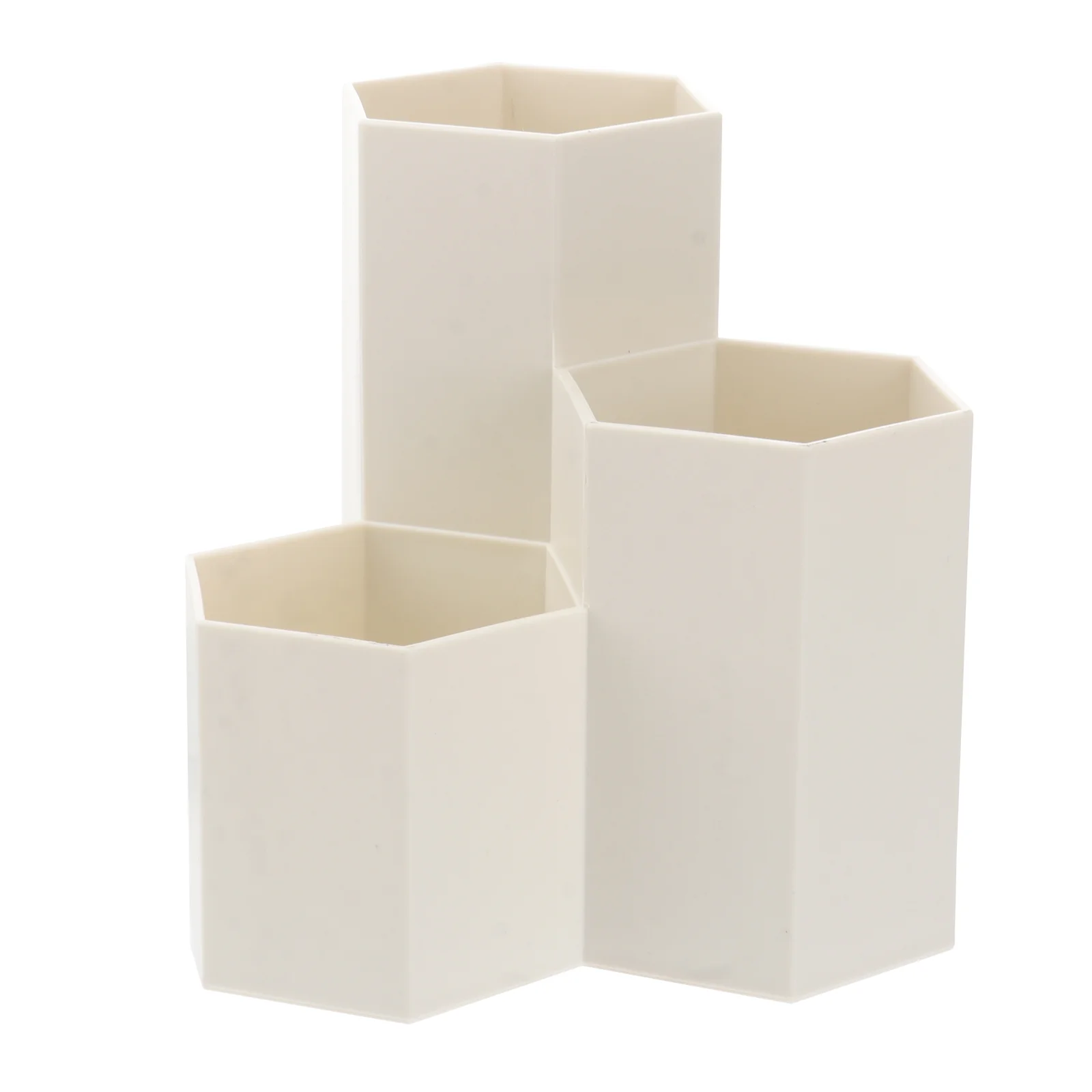

Slot Creative Pen Holder Desktop Pencil Ruler Desk Pencil Container Pencil Pot Hexagon Pencil Holder Pencil Container
