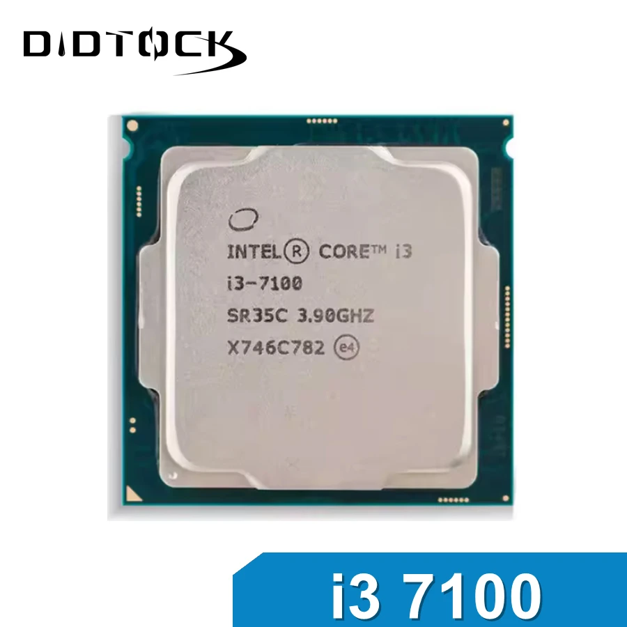 معالج Intel Core i3 7100 CPU 3.9 جيجا هرتز ثنائي النواة 4 خيط 51 وات LGA 1151 لسطح المكتب