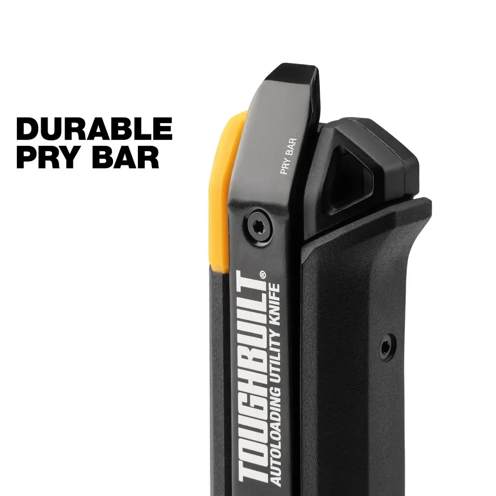 TOUGHBUILT TB-H4-10-A Auto-loading Utility Knife With Pry Bar Outdoor Tool Toughbuilt Hand Tools Utility Knife